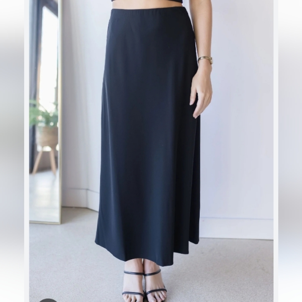 J.B.S. Classic Black Maxi Skirt